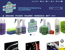 Tablet Screenshot of cleanextreme.de